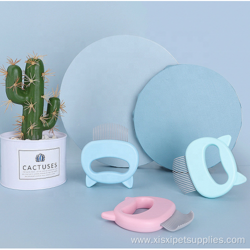 Cute cat shape Pet hair cat comb